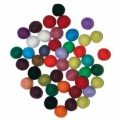 PALLINE DI FELTRO MM/10  COLORI ASSORTITI